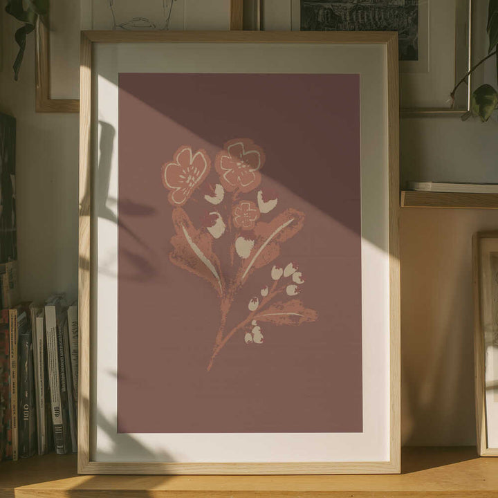 "Earthy Botanical Blooms" by Nikita Jariwala — Botanical Wall Art