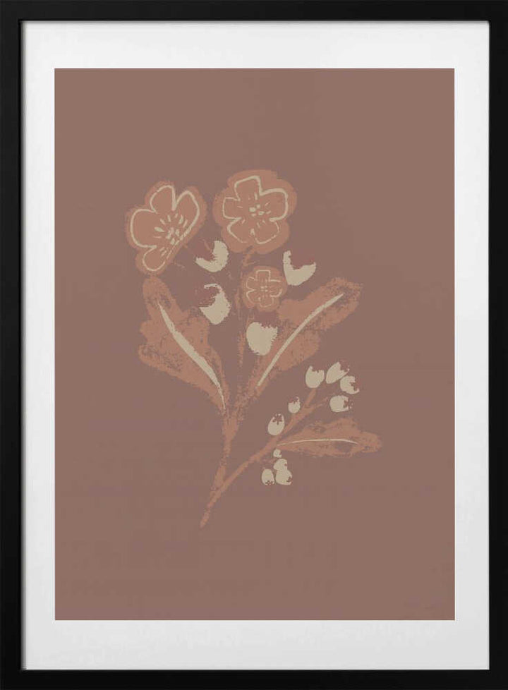 "Earthy Botanical Blooms" by Nikita Jariwala — Botanical Wall Art