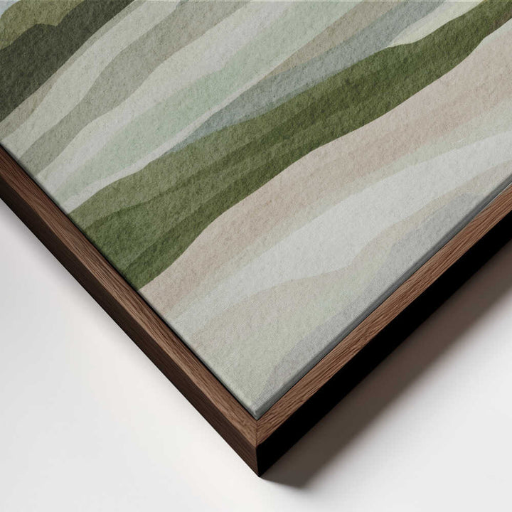 "Rolling Pastel Landscape" by Nikita Jariwala — Landscape Wall Art