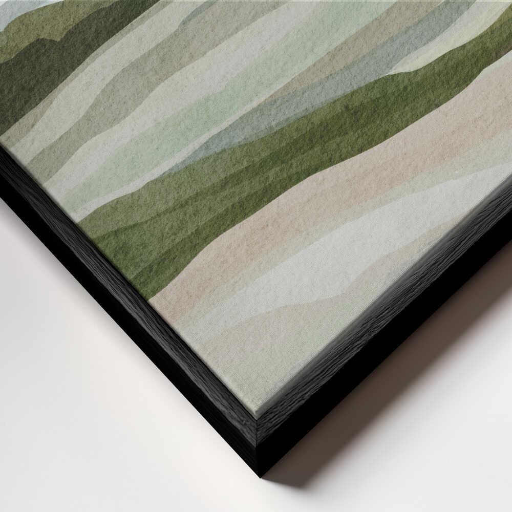 "Rolling Pastel Landscape" by Nikita Jariwala — Landscape Wall Art