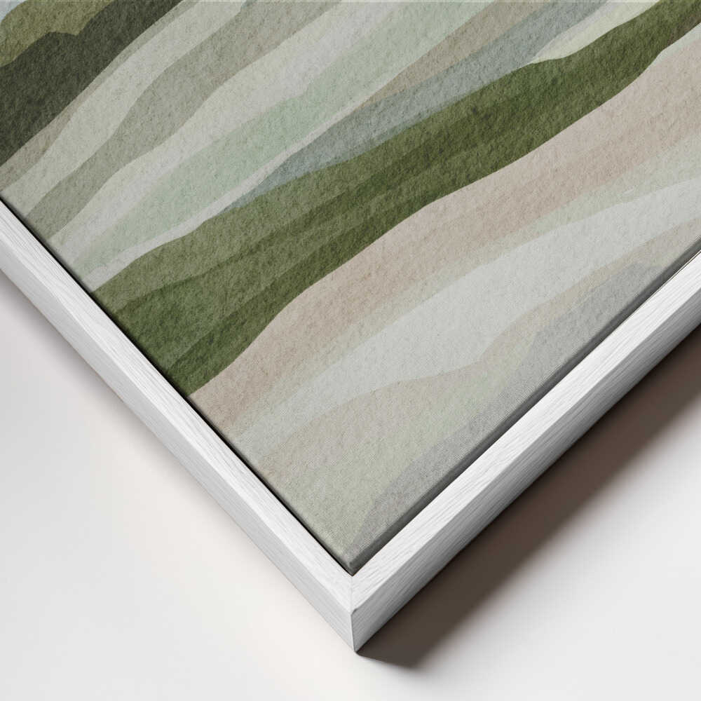 "Rolling Pastel Landscape" by Nikita Jariwala — Landscape Wall Art