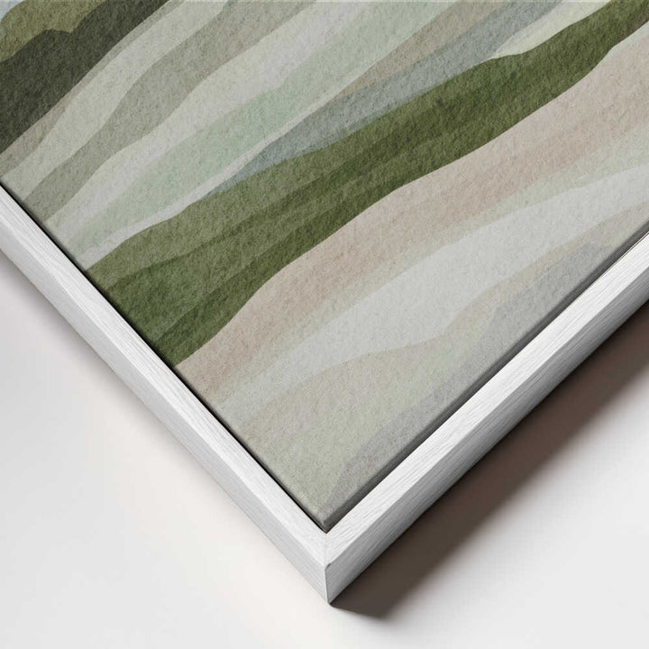 "Rolling Pastel Landscape" by Nikita Jariwala — Landscape Wall Art