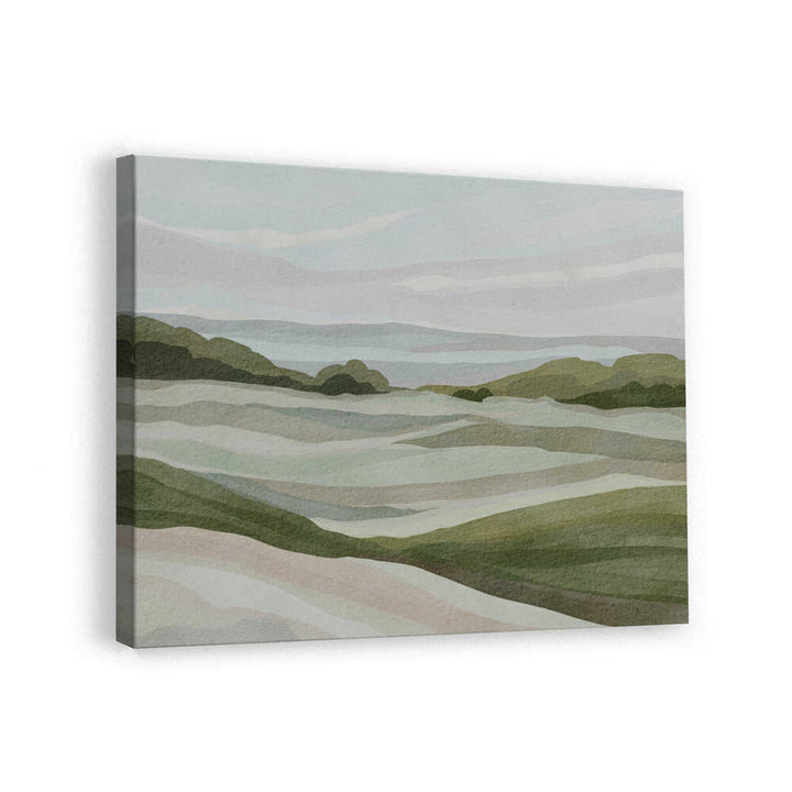 "Rolling Pastel Landscape" by Nikita Jariwala — Landscape Wall Art