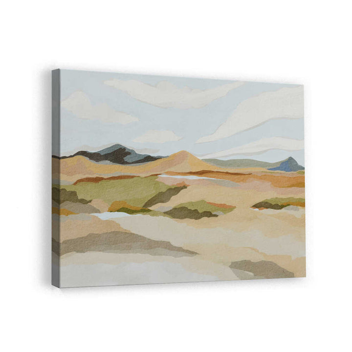"Abstract Mountain Valley" by Nikita Jariwala — Landscape Wall Art
