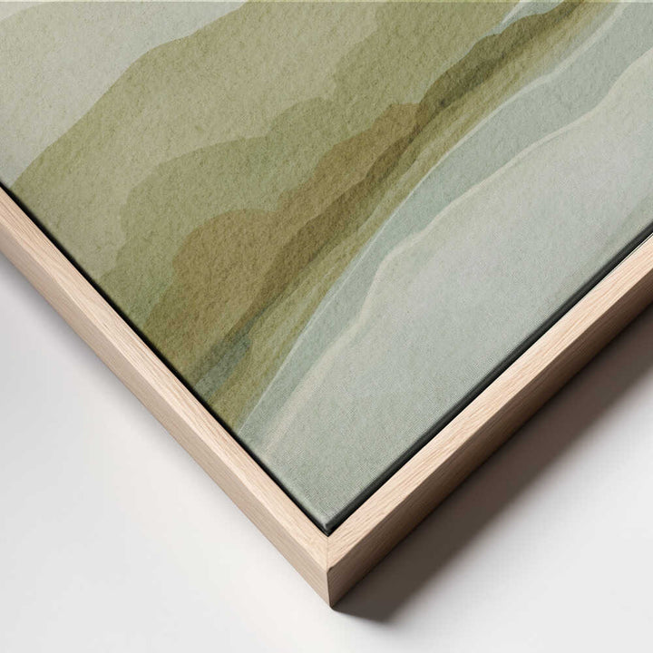 "Watercolor Mountain Valley" by Nikita Jariwala — Landscape Wall Art