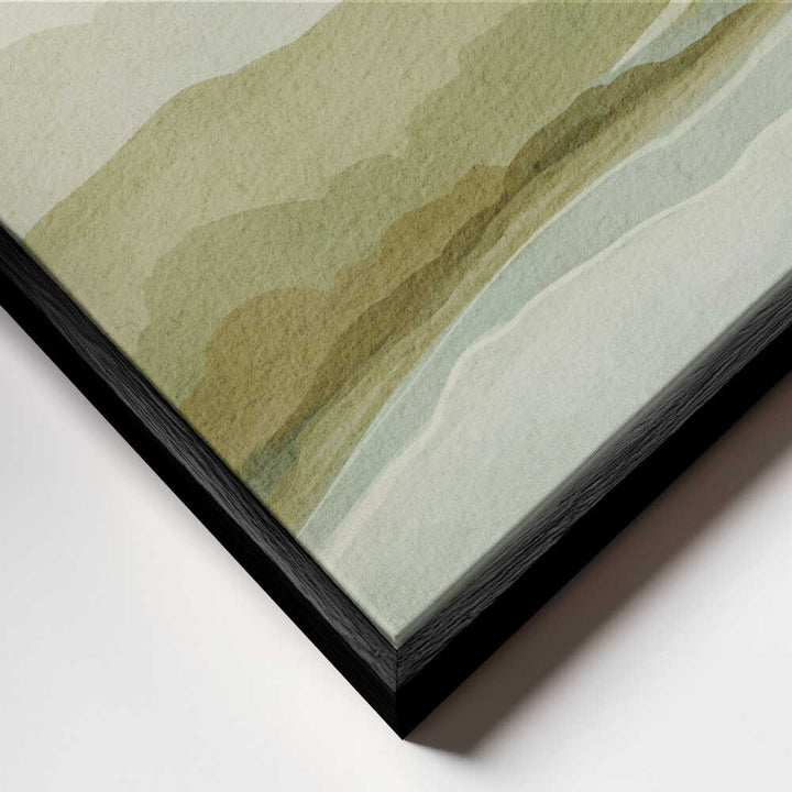 "Watercolor Mountain Valley" by Nikita Jariwala — Landscape Wall Art