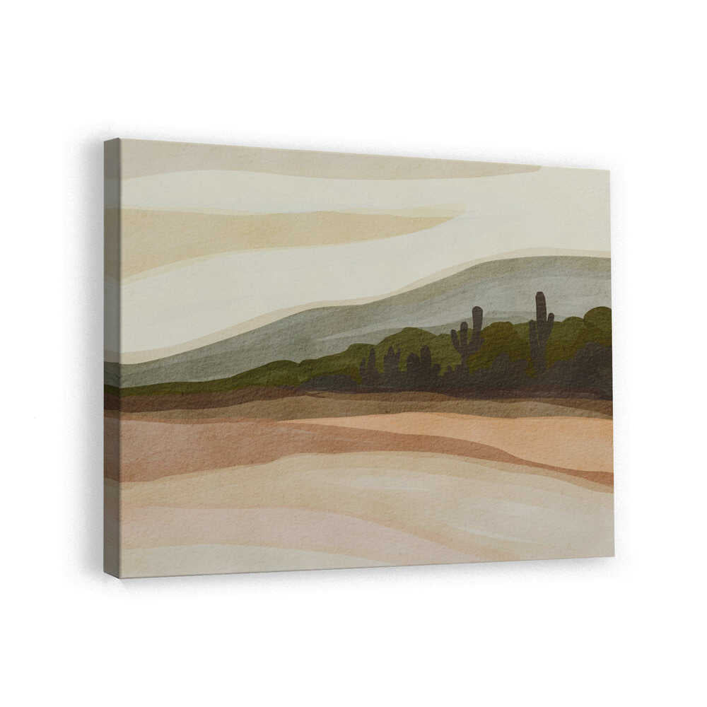 "Saguaro Desert Hills" by Nikita Jariwala — Landscape Wall Art