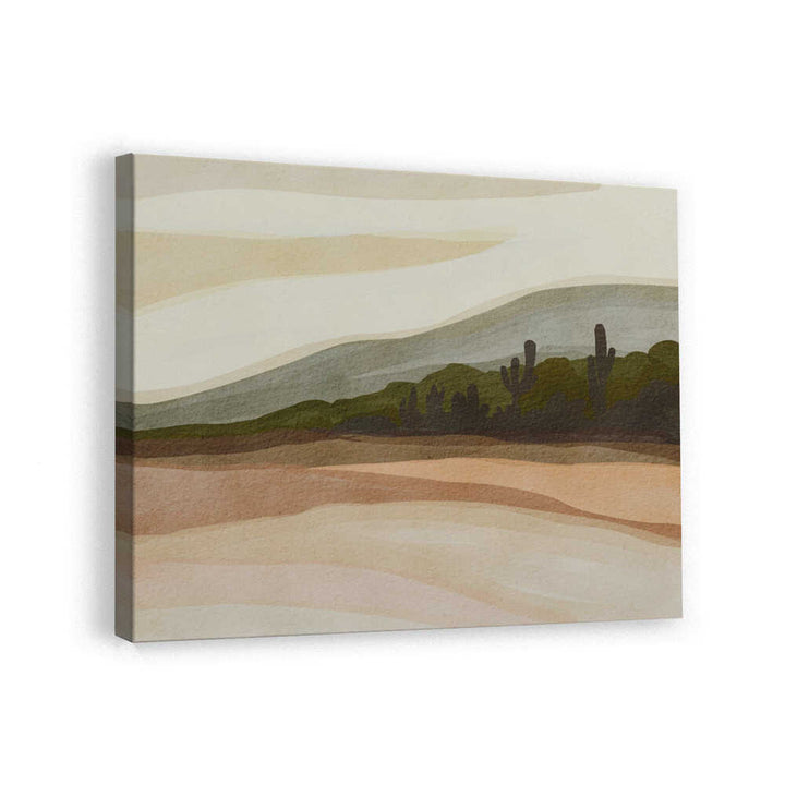 "Saguaro Desert Hills" by Nikita Jariwala — Landscape Wall Art