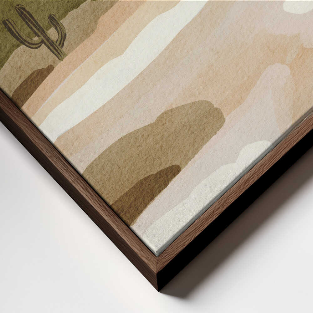 "Saguaro Desert Serenity" by Nikita Jariwala — Landscape Wall Art