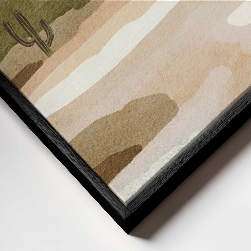"Saguaro Desert Serenity" by Nikita Jariwala — Landscape Wall Art