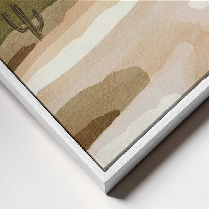 "Saguaro Desert Serenity" by Nikita Jariwala — Landscape Wall Art