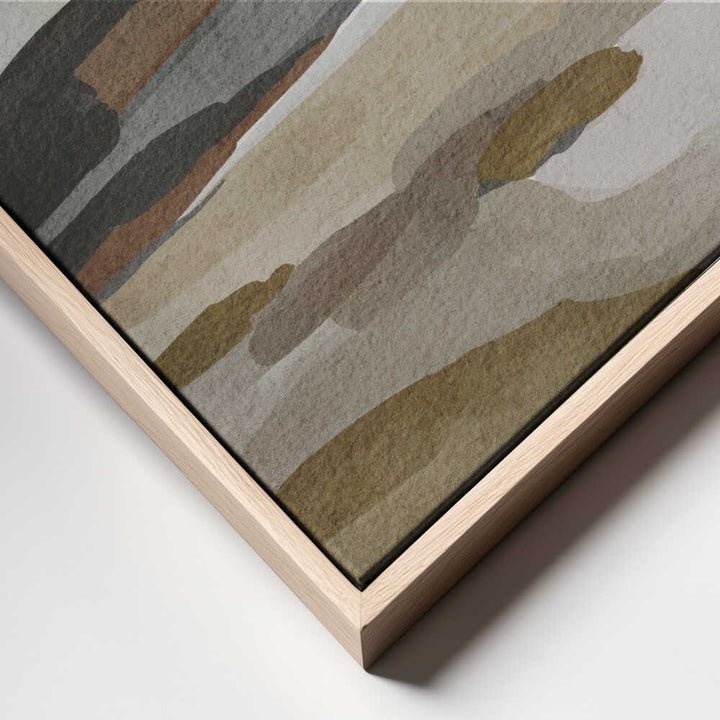 "Soft Abstract Coast" by Nikita Jariwala — Coastal Wall Art