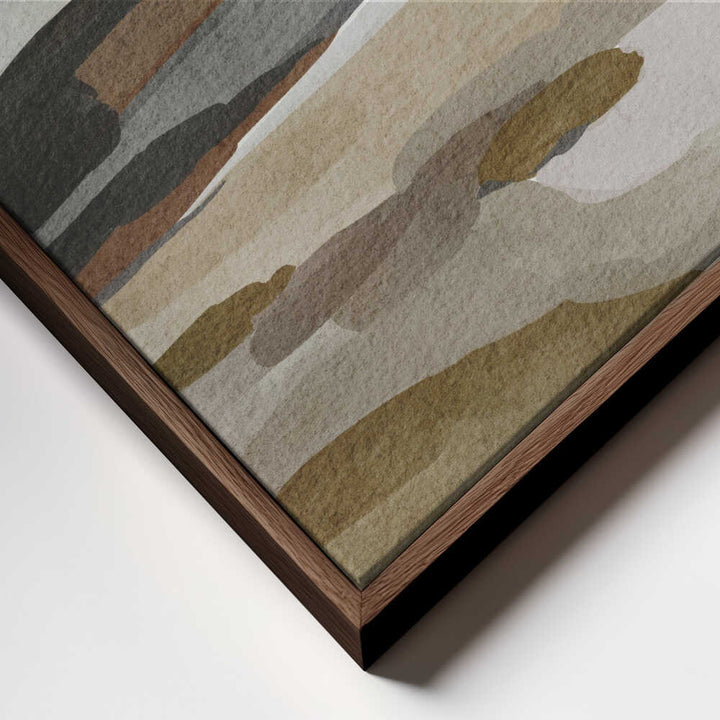 "Soft Abstract Coast" by Nikita Jariwala — Coastal Wall Art