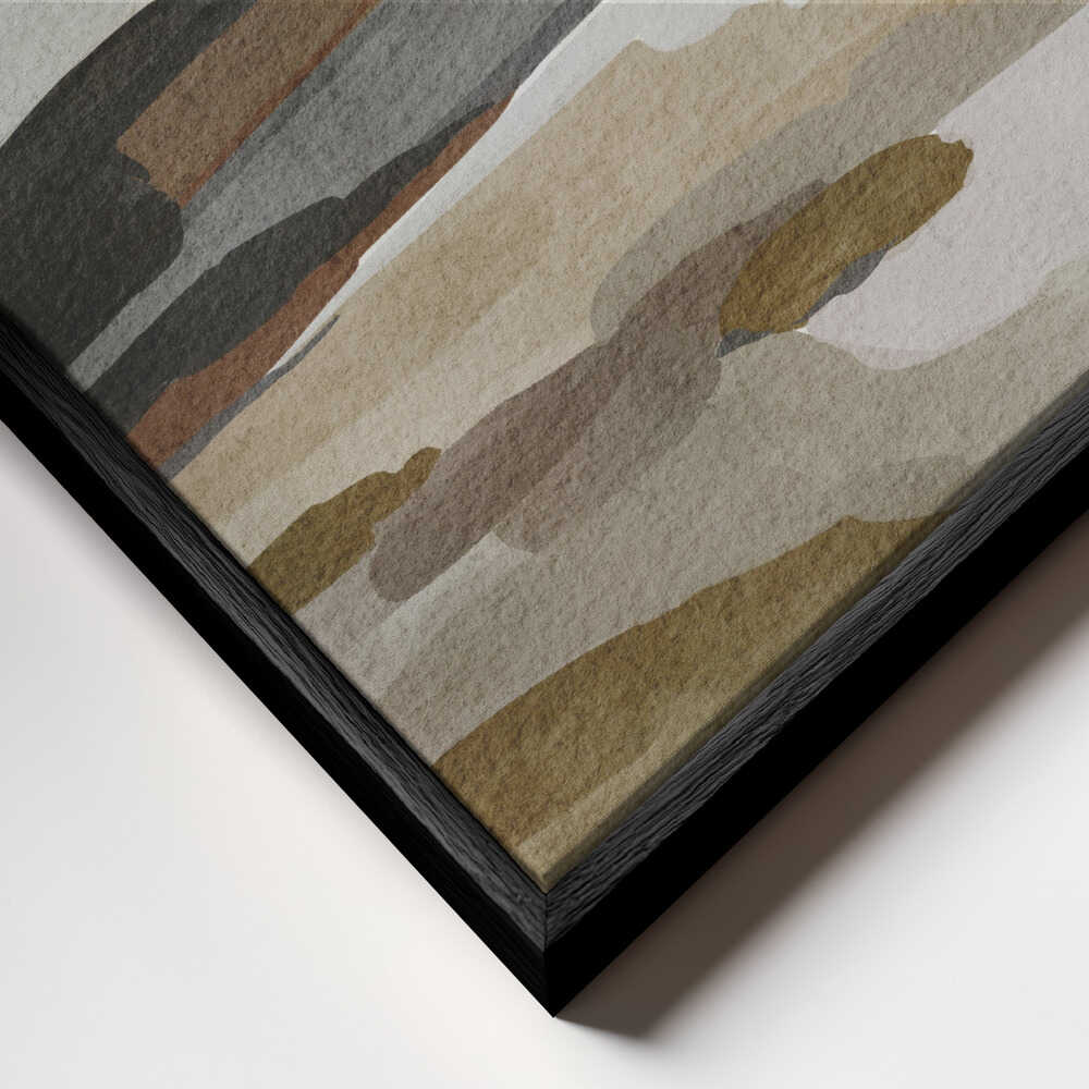 "Soft Abstract Coast" by Nikita Jariwala — Coastal Wall Art