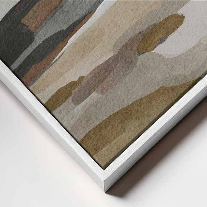 "Soft Abstract Coast" by Nikita Jariwala — Coastal Wall Art
