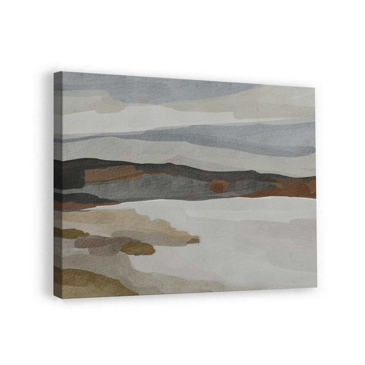 "Soft Abstract Coast" by Nikita Jariwala — Coastal Wall Art