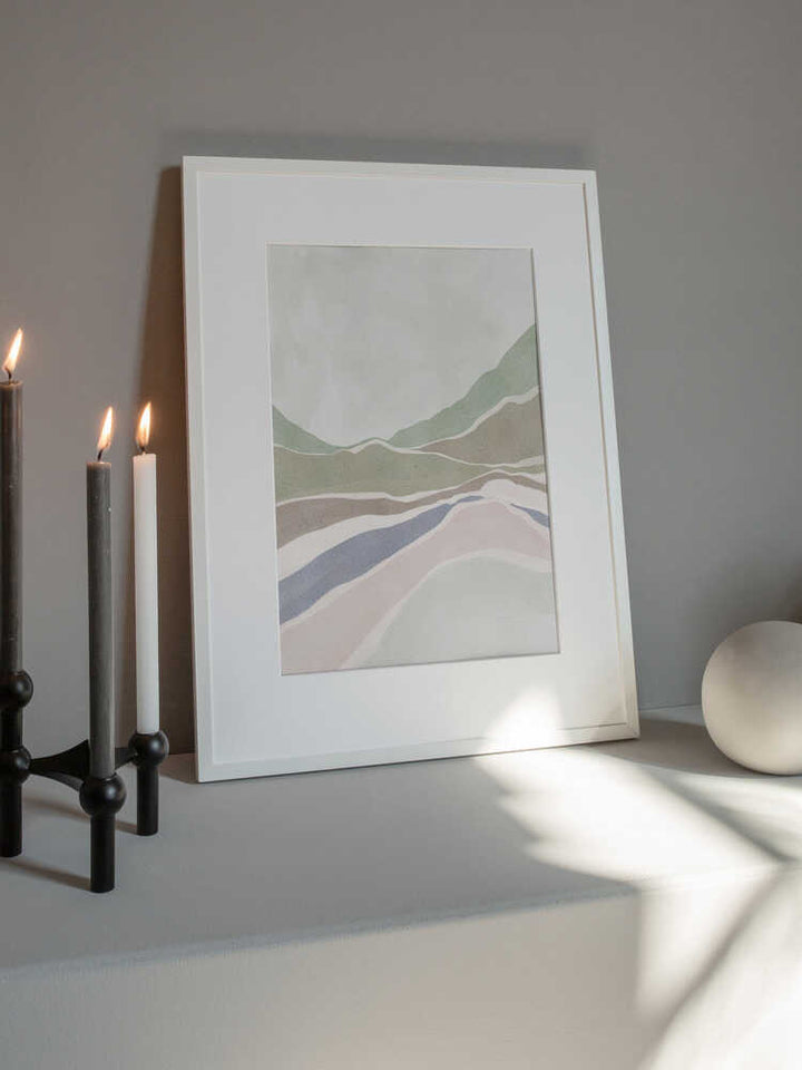 "Muted Hills Landscape" by Nikita Jariwala — Landscape Wall Art