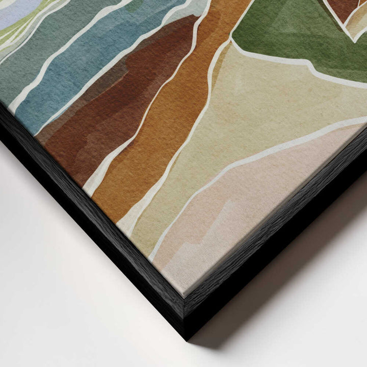 "Layered Landscape Hues" by Nikita Jariwala — Landscape Wall Art