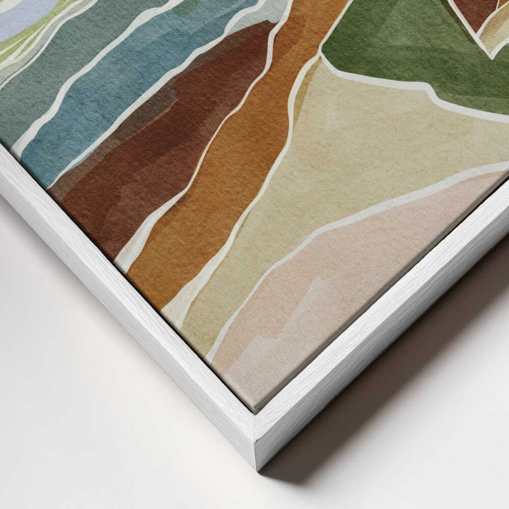 "Layered Landscape Hues" by Nikita Jariwala — Landscape Wall Art