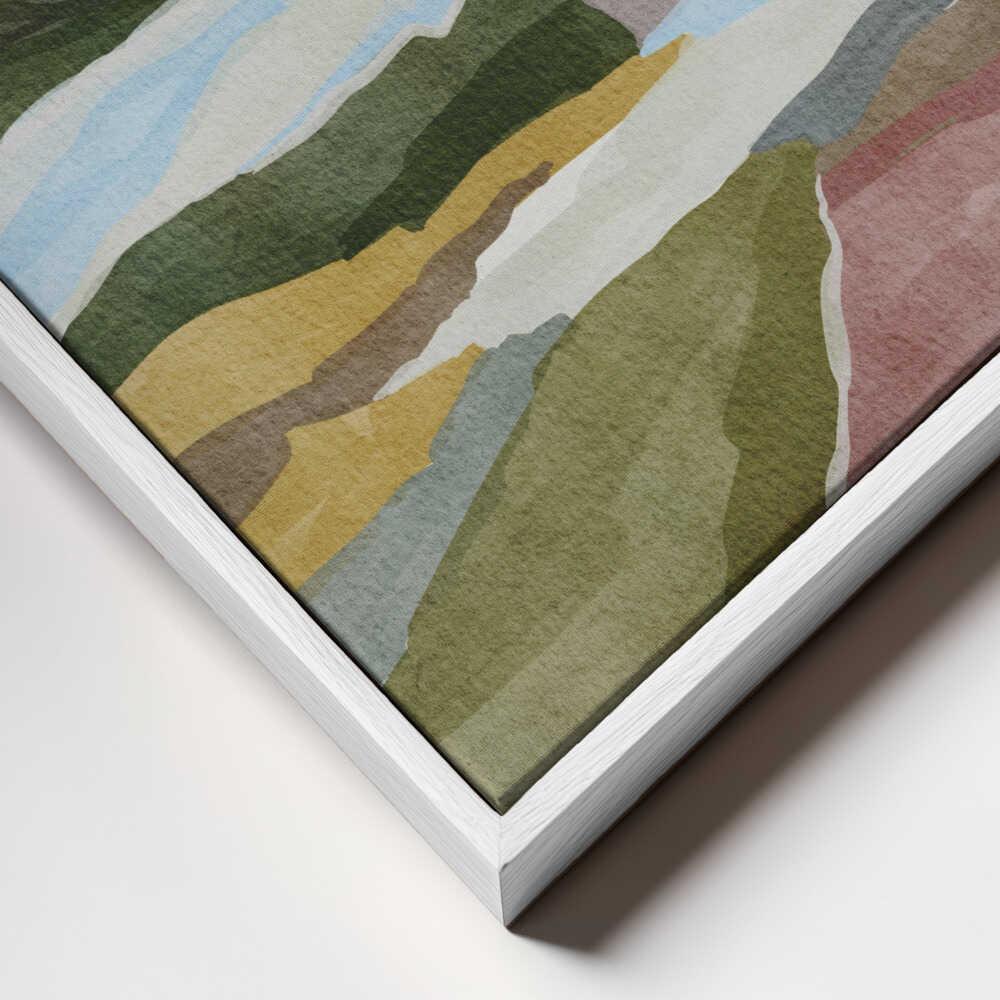 "Serene Layered Landscape" by Nikita Jariwala — Landscape Wall Art