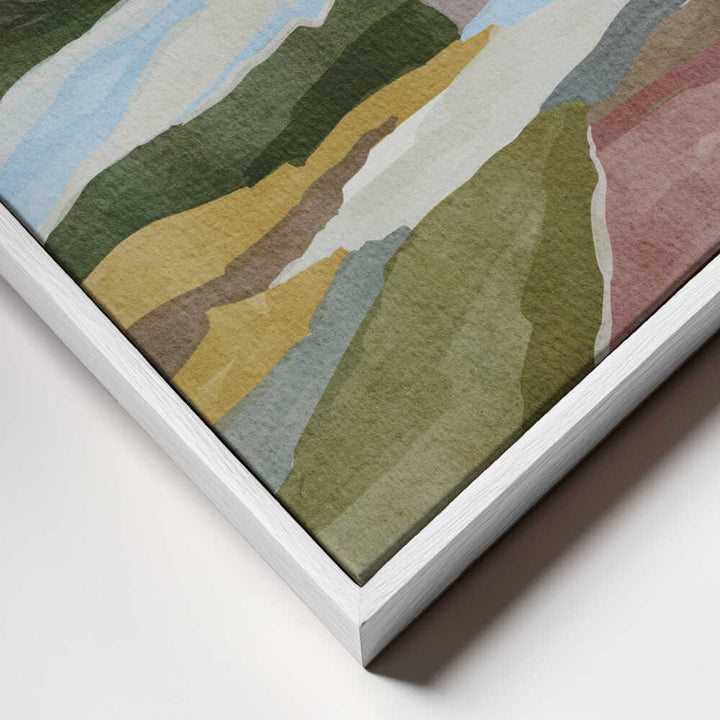 "Serene Layered Landscape" by Nikita Jariwala — Landscape Wall Art