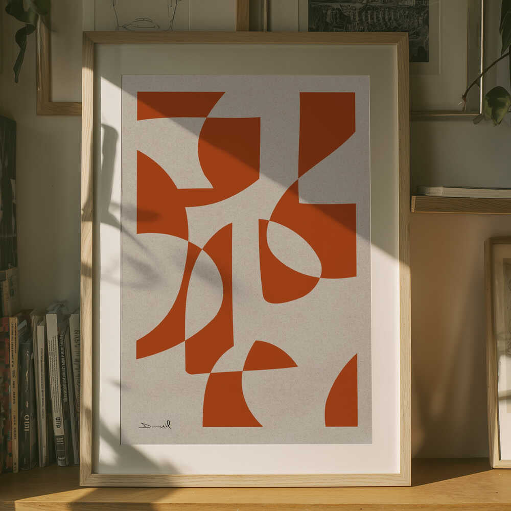 "Profond" by Dan Hobday — Abstract Wall Art