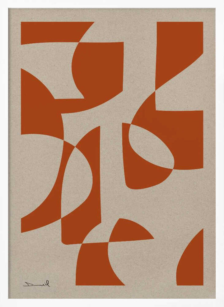 "Profond" by Dan Hobday — Abstract Wall Art