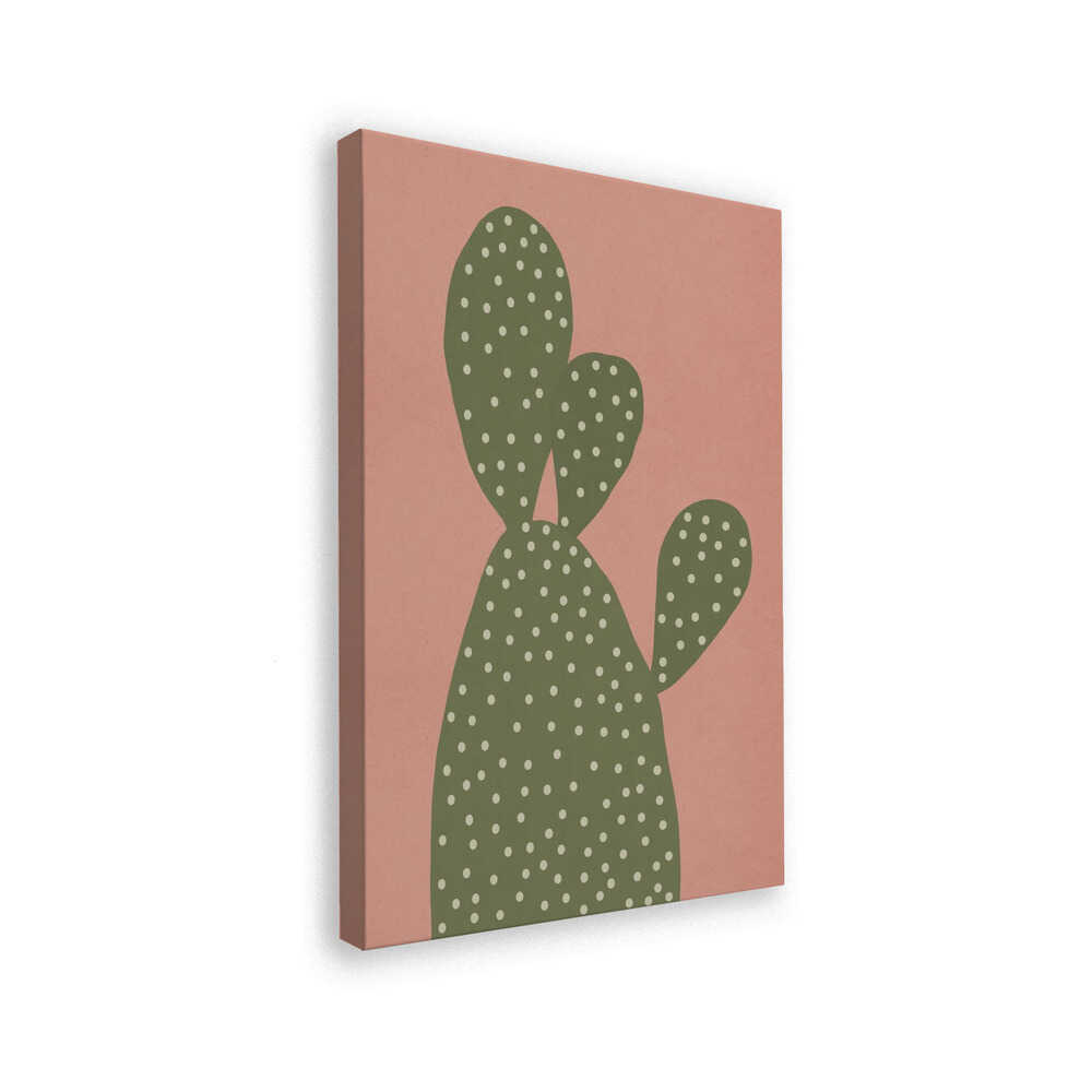 Modern Pink Cactus