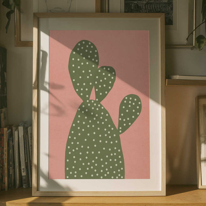 Modern Pink Cactus