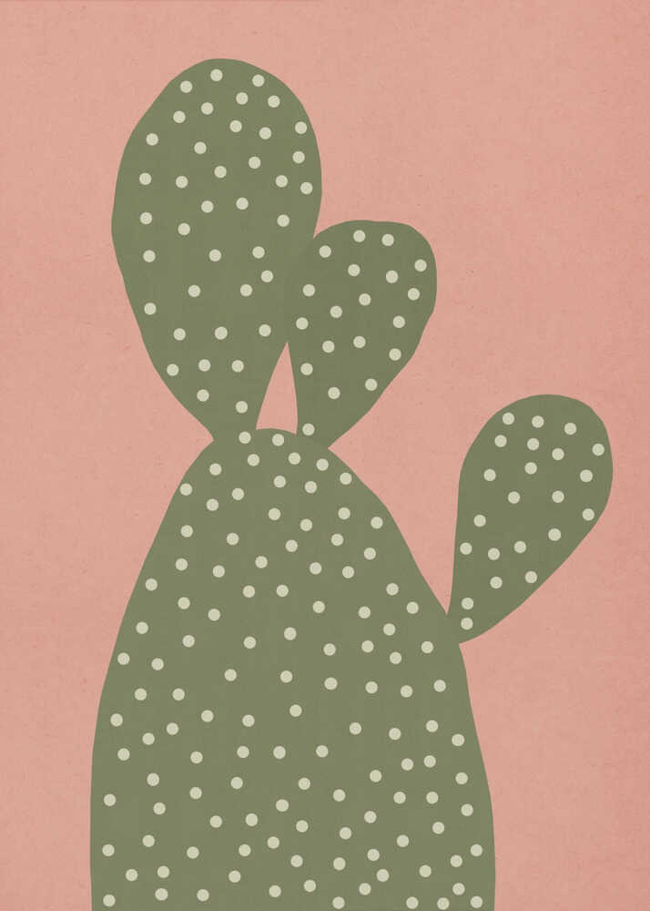 Modern Pink Cactus