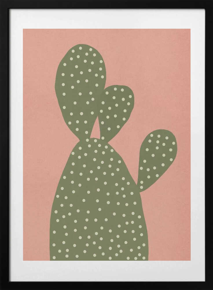 Modern Pink Cactus