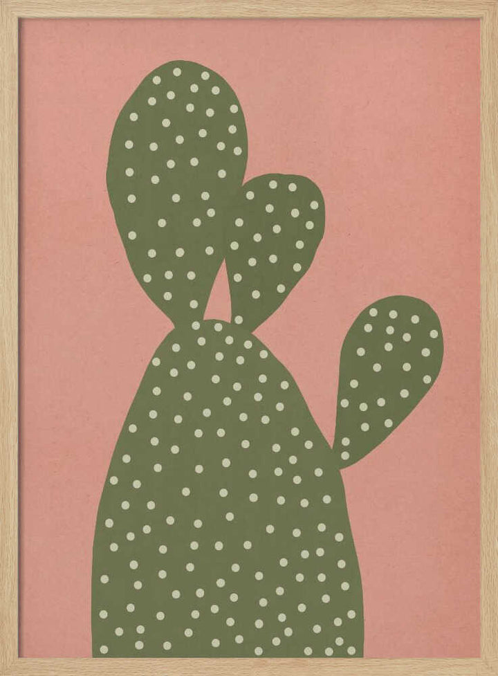 Modern Pink Cactus