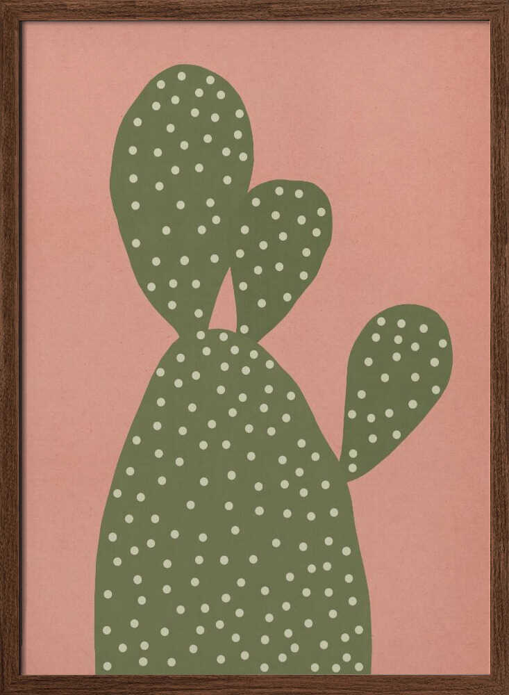 Modern Pink Cactus