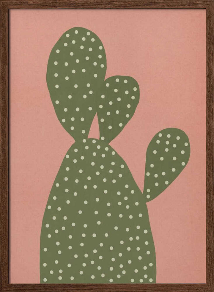 Modern Pink Cactus