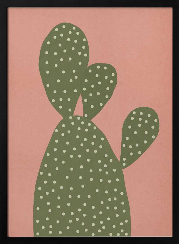 Modern Pink Cactus