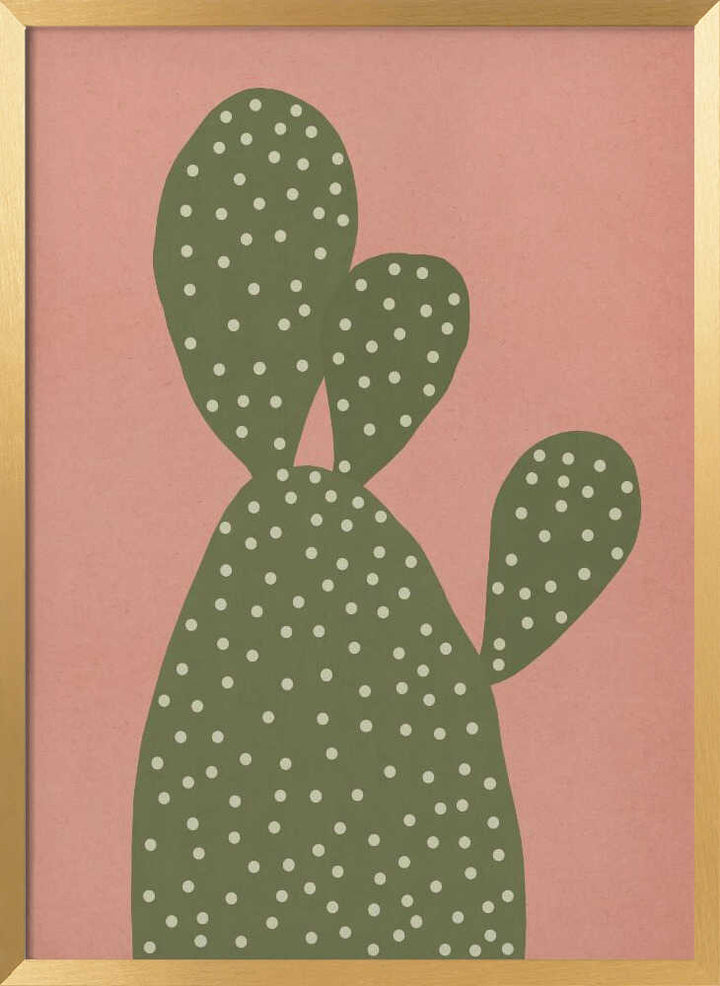 Modern Pink Cactus