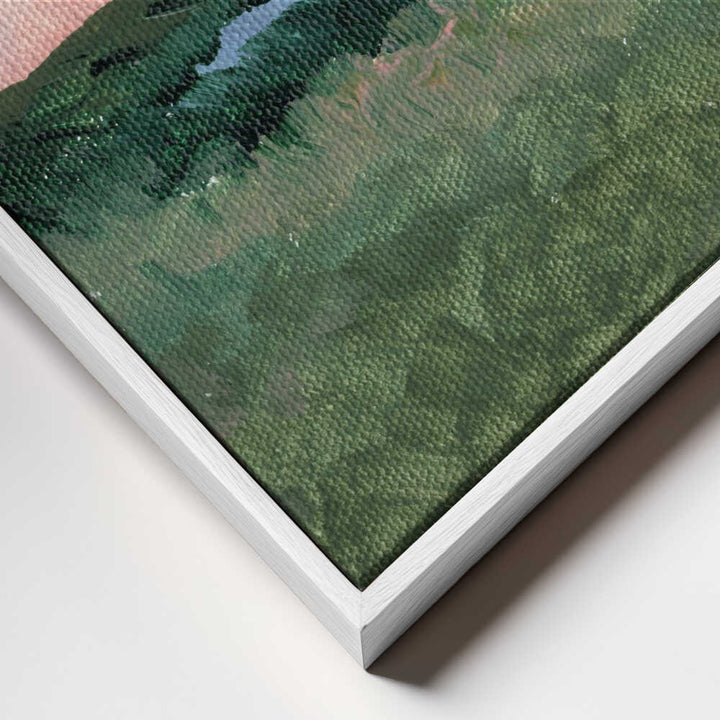 "Pink Sky Coastal View" by Nikita Jariwala — Coastal Wall Art