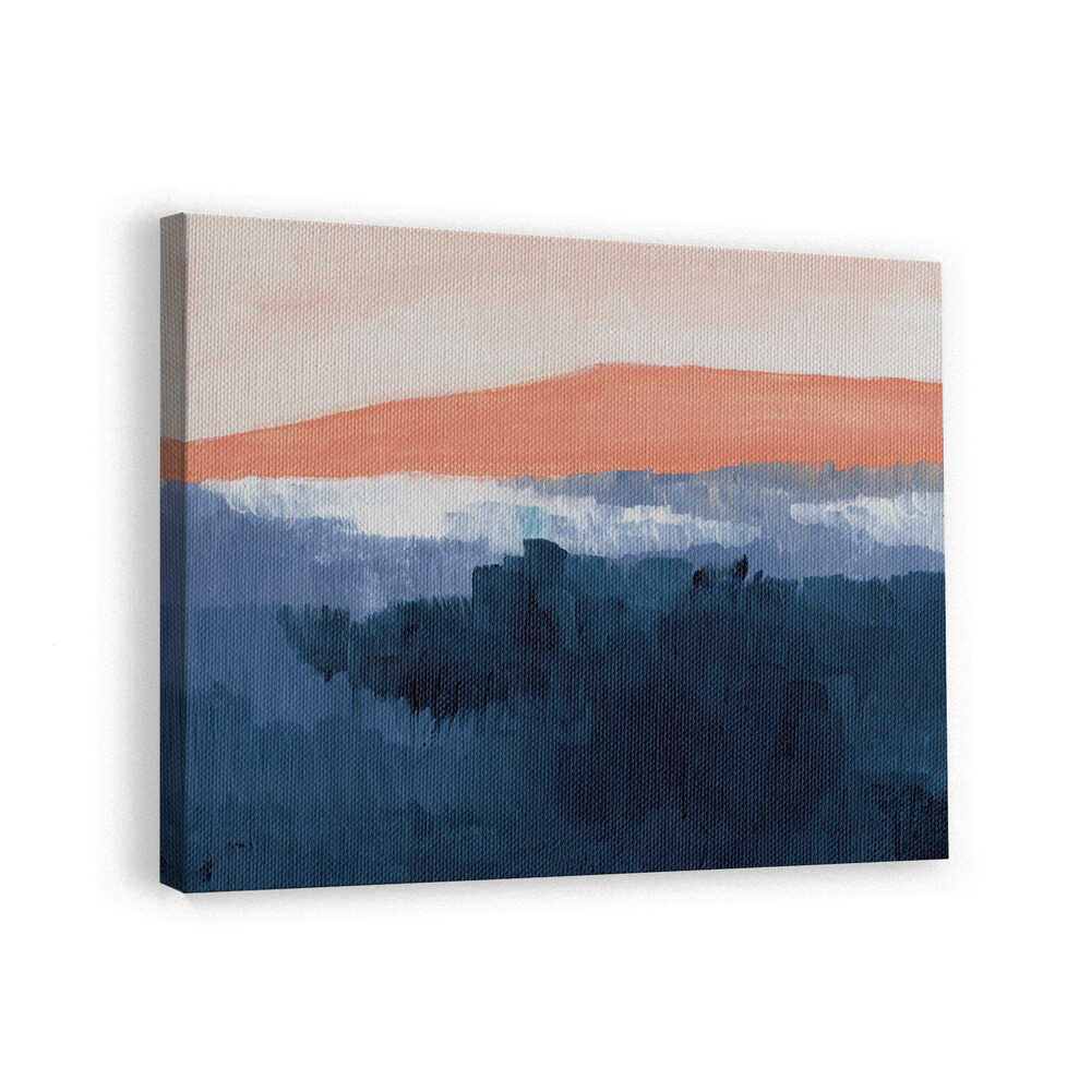 "Misty Blue Mountains" by Nikita Jariwala — Landscape Wall Art