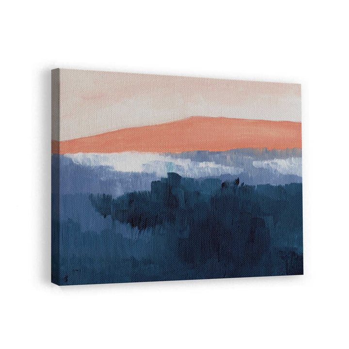 "Misty Blue Mountains" by Nikita Jariwala — Landscape Wall Art