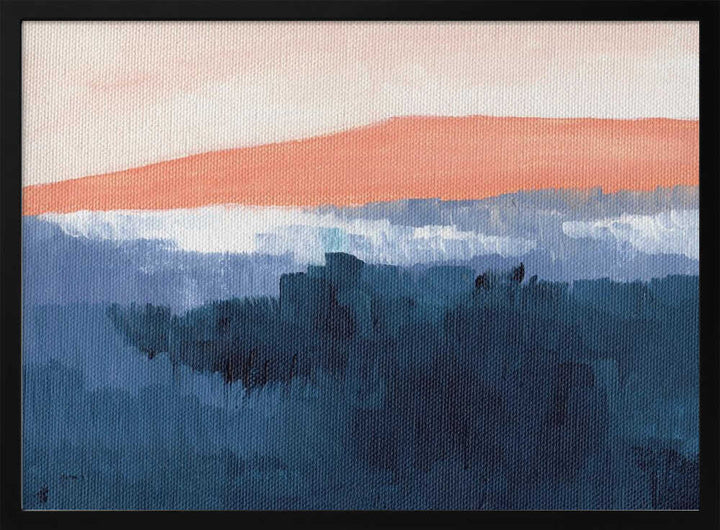 "Misty Blue Mountains" by Nikita Jariwala — Landscape Wall Art