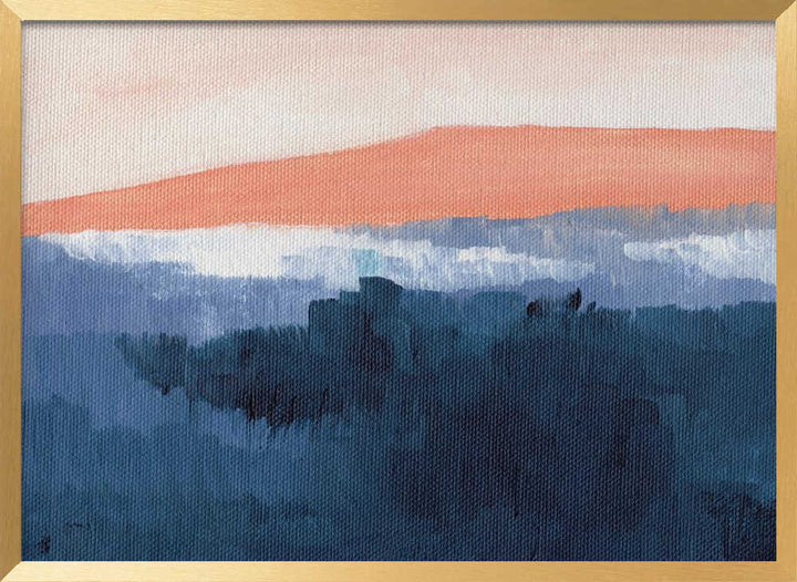 "Misty Blue Mountains" by Nikita Jariwala — Landscape Wall Art