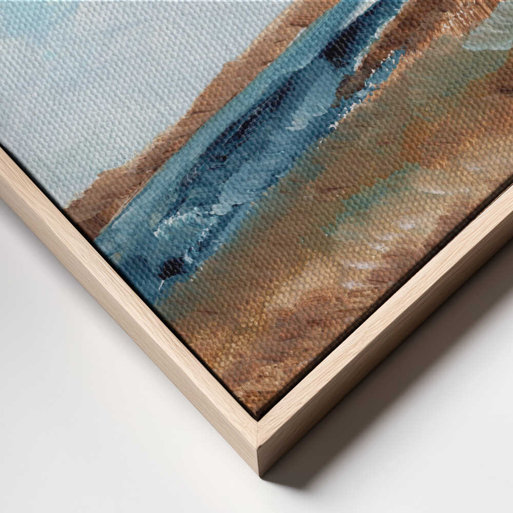 "Serene Coastal Landscape" by Nikita Jariwala — Coastal Wall Art