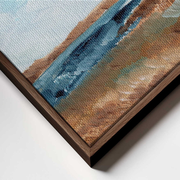 "Serene Coastal Landscape" by Nikita Jariwala — Coastal Wall Art