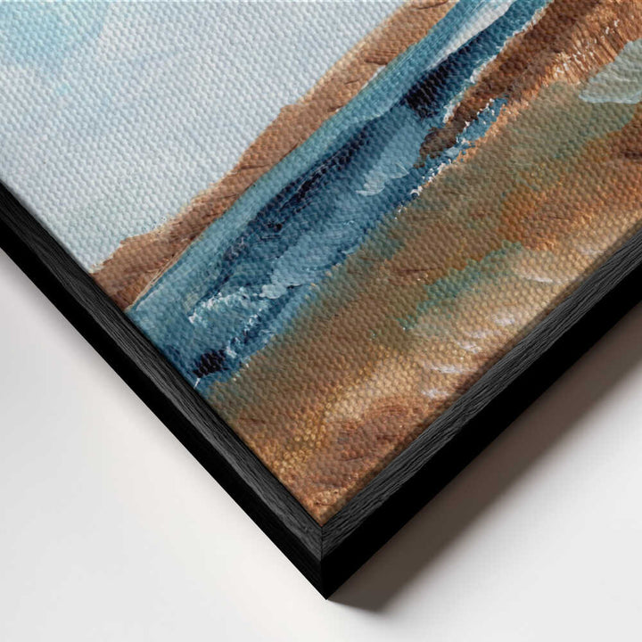 "Serene Coastal Landscape" by Nikita Jariwala — Coastal Wall Art