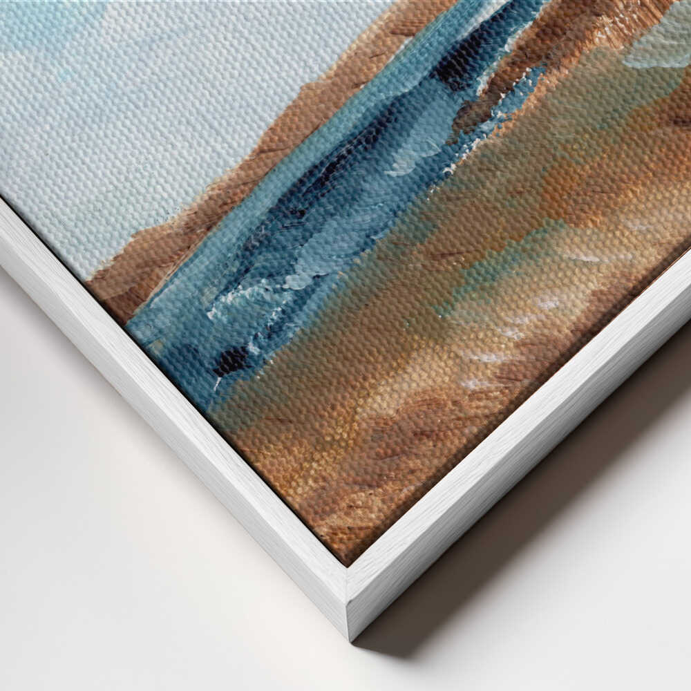 "Serene Coastal Landscape" by Nikita Jariwala — Coastal Wall Art
