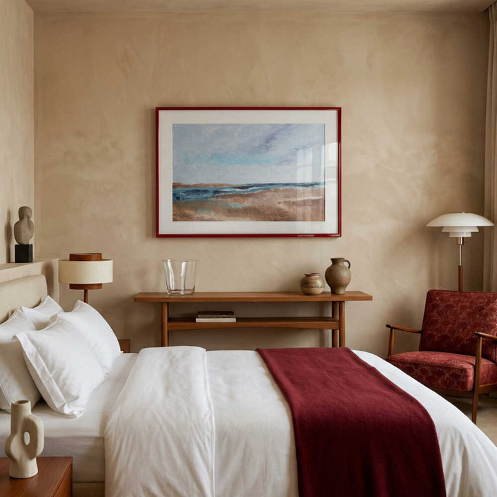 "Serene Coastal Landscape" by Nikita Jariwala — Coastal Wall Art
