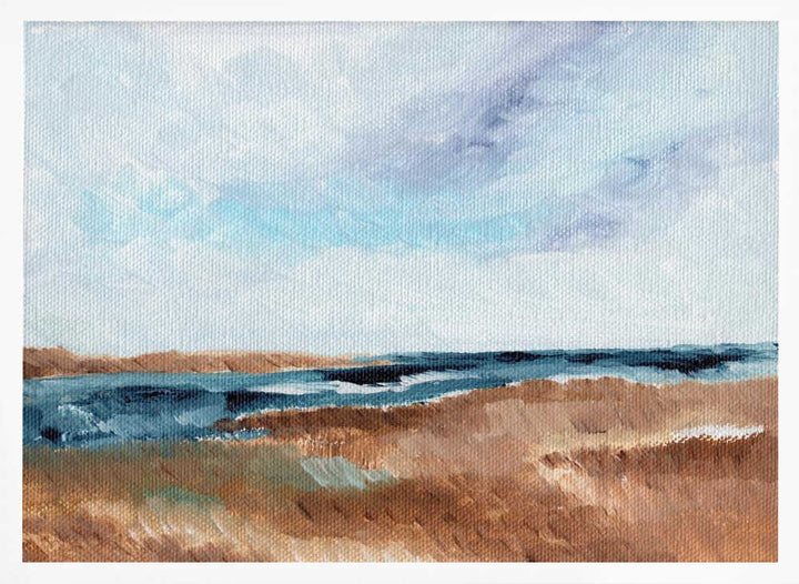 "Serene Coastal Landscape" by Nikita Jariwala — Coastal Wall Art