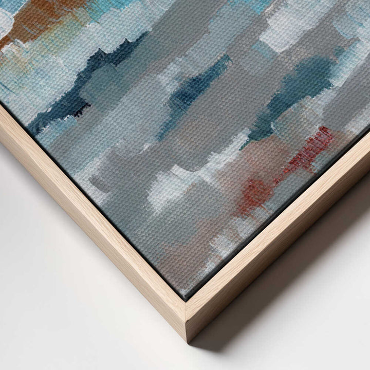 "Abstract Coastal Horizon" by Nikita Jariwala — Coastal Wall Art