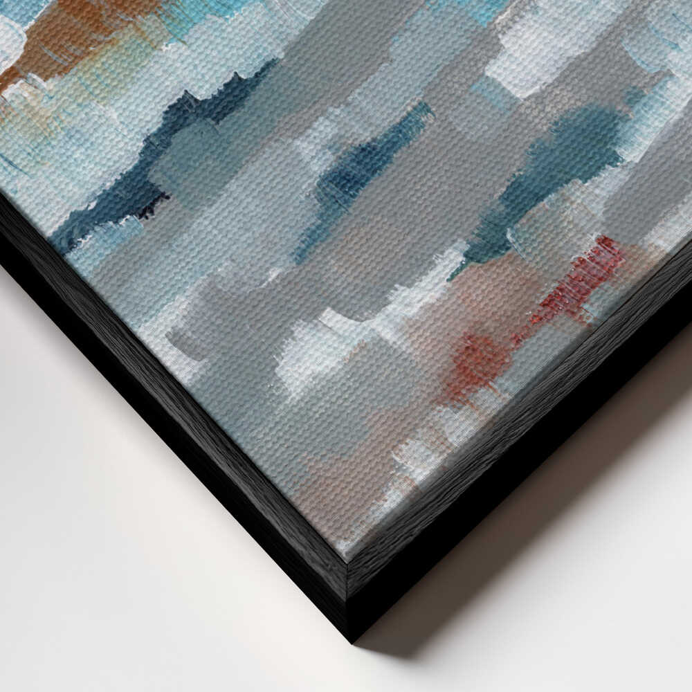 "Abstract Coastal Horizon" by Nikita Jariwala — Coastal Wall Art