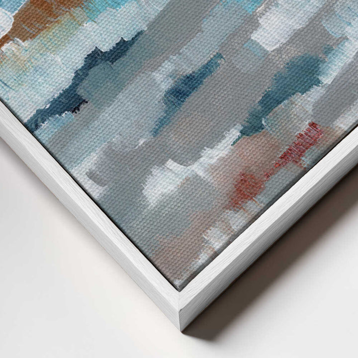 "Abstract Coastal Horizon" by Nikita Jariwala — Coastal Wall Art